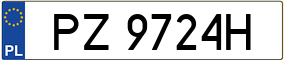 Truck License Plate
